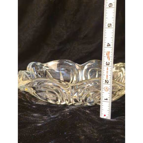 Mikasa "Spring Flair" or "Flores" Pattern Crystal Serving Dish - Picture 5 of 6